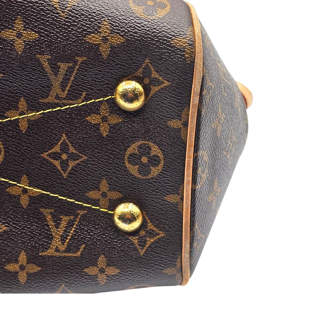 Louis Vuitton Tivoli PM Monogram Canvas Satchel Top Handle Bag Brown - Preowned - Picture 8 of 14